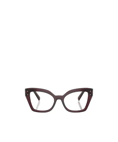 Dolce & Gabbana Dolce  Gabbana Eyewear Butterfly Frame Glasses