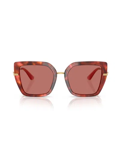 Dolce & Gabbana Dolce  Gabbana Eyewear Butterfly Frame Sunglasses In Pink