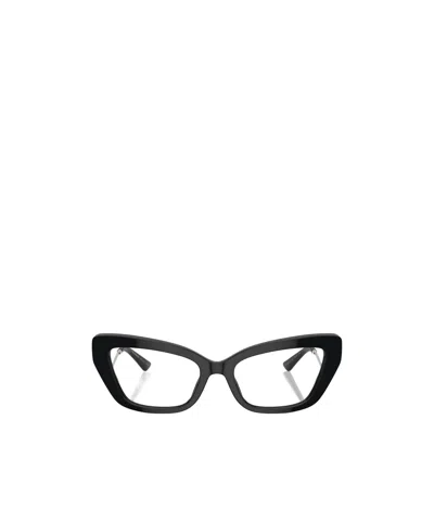 Dolce & Gabbana Dolce  Gabbana Eyewear Cat-eye Glasses In Black