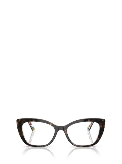 Dolce & Gabbana Dolce  Gabbana Eyewear Cat-eye Glasses In Black