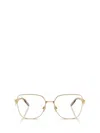 Dolce & Gabbana Eyewear Eyeglasses In Gold