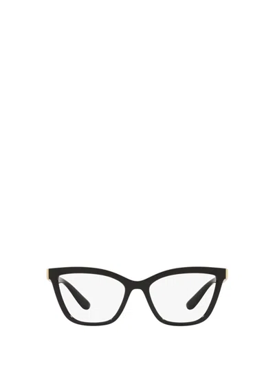 Dolce & Gabbana Brille Mit Cat-eye-gestell In Black