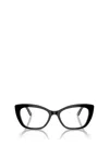 Dolce & Gabbana Geometric Plano Mirror In Black On Leo Brown