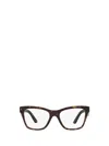 Dolce & Gabbana 53mm Square Optical Glasses In Brown