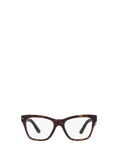 Dolce & Gabbana 53mm Square Optical Glasses In Brown