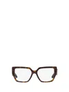 Dolce & Gabbana 55mm Square Optical Glasses In Brown