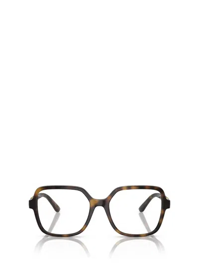 Dolce & Gabbana Tortoiseshell Square-frame Glasses In 502 Havana