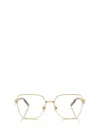 Dolce & Gabbana Eyewear Eyeglasses In Gold