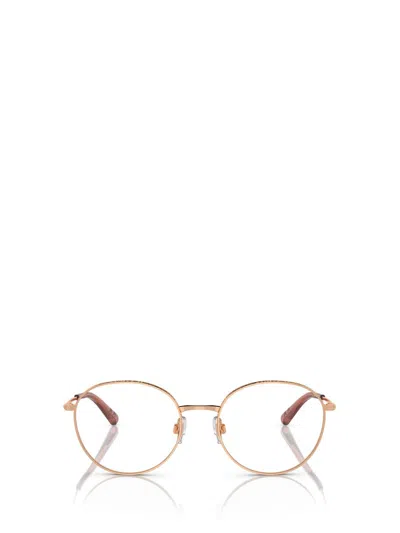 Dolce & Gabbana Eyewear Eyeglasses In Gold