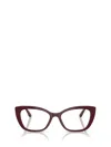 Dolce & Gabbana 54mm Cat Eye Optical Glasses In Red
