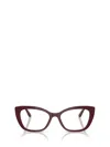 Dolce & Gabbana 54mm Cat Eye Optical Glasses In Red