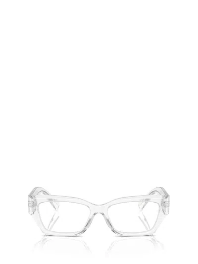 Dolce & Gabbana Eyewear Eyeglasses In Transparent Crystal