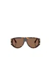 Dolce & Gabbana Dolce&gabbana 57mm Pilot Sunglasses In Brown
