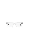 Dolce & Gabbana Dolce  Gabbana Eyewear Rectangular Frame Glasses In Transparent