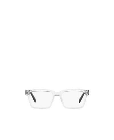 Dolce & Gabbana Dolce  Gabbana Eyewear Rectangular Frame Glasses In Transparent
