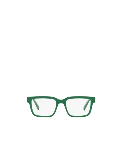 Dolce & Gabbana Dolce  Gabbana Eyewear Rectangular Frame Glasses In White