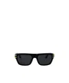 Dolce & Gabbana Dolce  Gabbana Eyewear Rectangular Frame Sunglasses In Black
