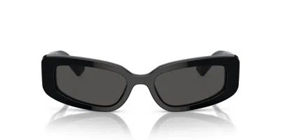 Dolce & Gabbana Eyewear Rectangular Frame Sunglasses In Black