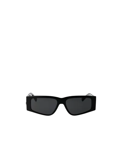 Dolce & Gabbana Dolce  Gabbana Eyewear Rectangular Frame Sunglasses In Black