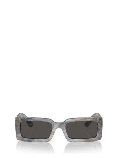 Dolce & Gabbana Eyewear Rectangular Frame Sunglasses In Grey
