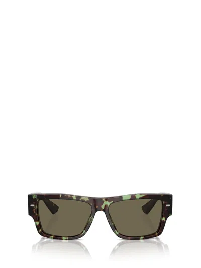 Dolce & Gabbana Eyewear Rectangular Frame Sunglasses In Multi