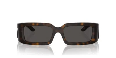 Dolce & Gabbana Eyewear Rectangular Frame Sunglasses In Black