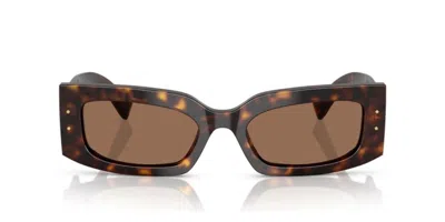 Dolce & Gabbana Eyewear Rectangular Frame Sunglasses In Multi