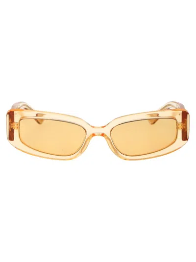 Dolce & Gabbana Eyewear Rectangular Frame Sunglasses In Orange