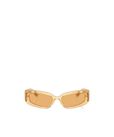 DOLCE & GABBANA DOLCE  GABBANA EYEWEAR RECTANGULAR FRAME SUNGLASSES
