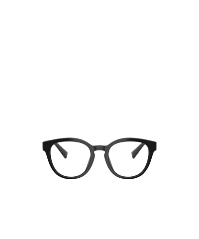 Dolce & Gabbana Dolce  Gabbana Eyewear Round Frame Glasses In Black