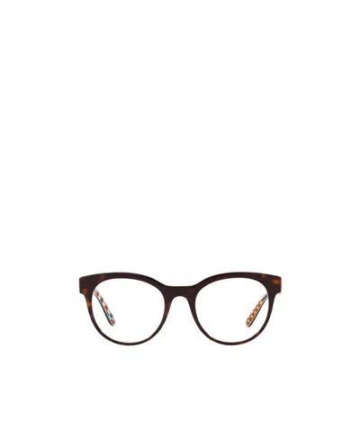 Dolce & Gabbana Dolce  Gabbana Eyewear Round Frame Glasses In Black