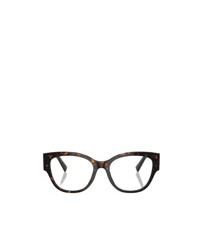 Dolce & Gabbana Dolce  Gabbana Eyewear Round Frame Glasses In Black