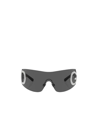 Dolce & Gabbana Dolce  Gabbana Eyewear Shield Frame Sunglasses