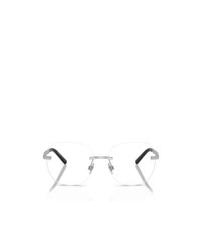 Dolce & Gabbana Dolce  Gabbana Eyewear Square Frame Glasses In White