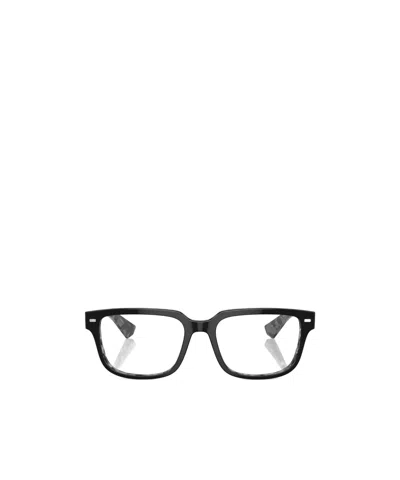 Dolce & Gabbana Dolce  Gabbana Eyewear Square Frame Glasses In Black