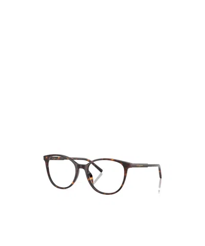 Dolce & Gabbana Dolce  Gabbana Eyewear Square Frame Glasses In Black