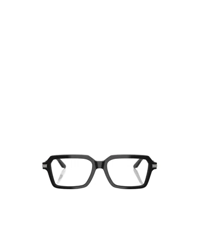 Dolce & Gabbana Dolce  Gabbana Eyewear Square Frame Glasses In Black