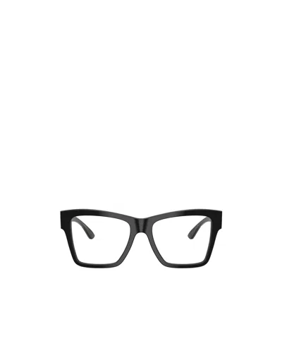 Dolce & Gabbana Dolce  Gabbana Eyewear Square Frame Glasses In Black