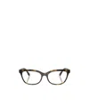 Dolce & Gabbana Dolce  Gabbana Eyewear Square Frame Glasses In Black