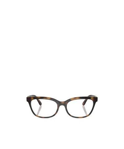 Dolce & Gabbana Dolce  Gabbana Eyewear Square Frame Glasses In Black