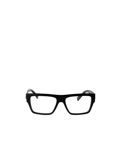Dolce & Gabbana Dolce  Gabbana Eyewear Square Frame Glasses In Black