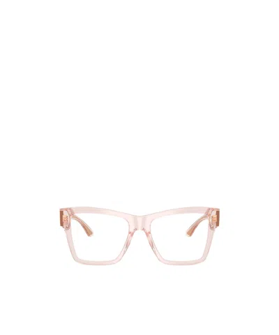 Dolce & Gabbana Dolce  Gabbana Eyewear Square Frame Glasses In Pink