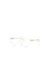 Dolce & Gabbana Dolce  Gabbana Eyewear Square Frame Glasses In White