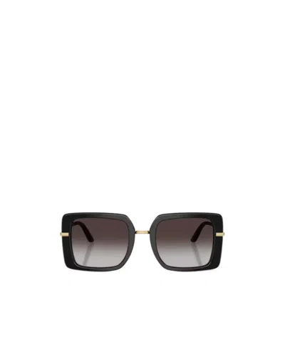 DOLCE & GABBANA DOLCE  GABBANA EYEWEAR SQUARE FRAME SUNGLASSES