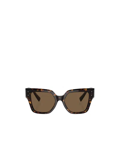 Dolce & Gabbana Dolce  Gabbana Eyewear Square Frame Sunglasses In Brown