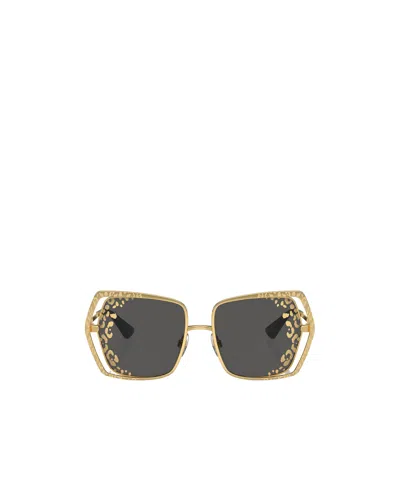 Dolce & Gabbana Dolce  Gabbana Eyewear Square Frame Sunglasses In Black