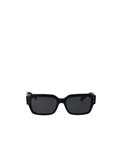 DOLCE & GABBANA DOLCE  GABBANA EYEWEAR SQUARE FRAME SUNGLASSES