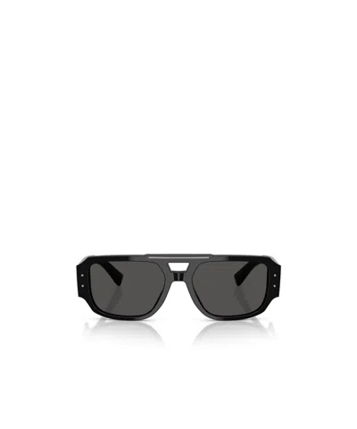 Dolce & Gabbana Dolce  Gabbana Eyewear Square Frame Sunglasses In Black