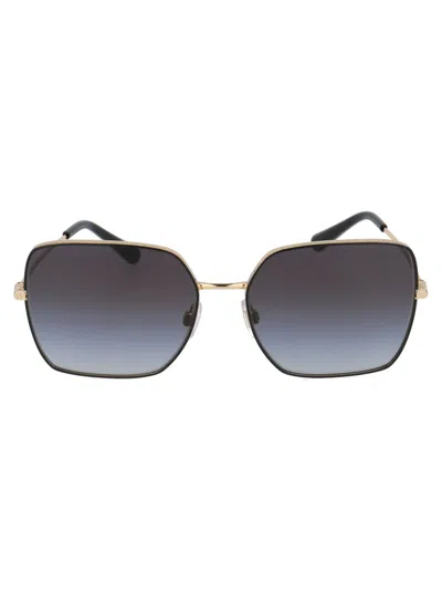Dolce & Gabbana Eyewear Square Frame Sunglasses In 13348g Black
