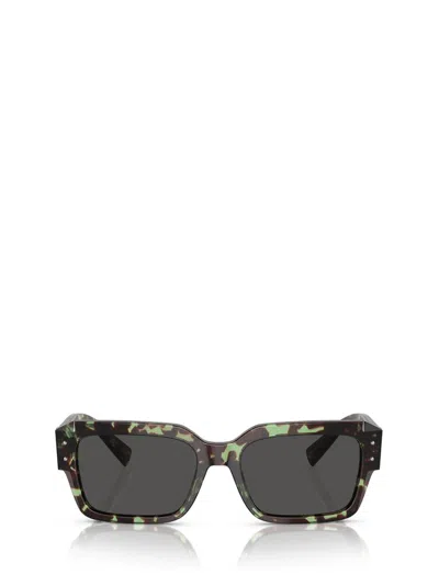 Dolce & Gabbana Dolce&gabbana 56mm Rectangular Sunglasses In Multi